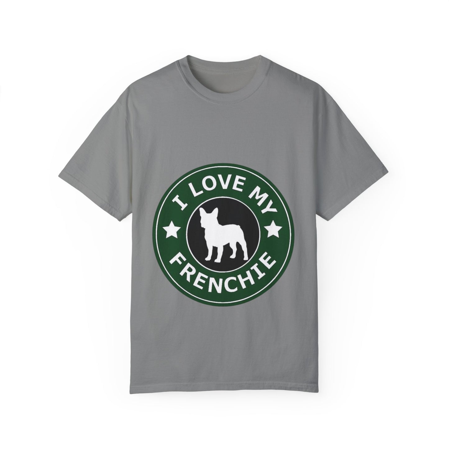 I Love My Frenchie T-Shirt, Cute French Bulldog Apparel, Dog Lover Gift, Pet Owner Tee, Unisex Casual Top, Perfect for Dog Lovers