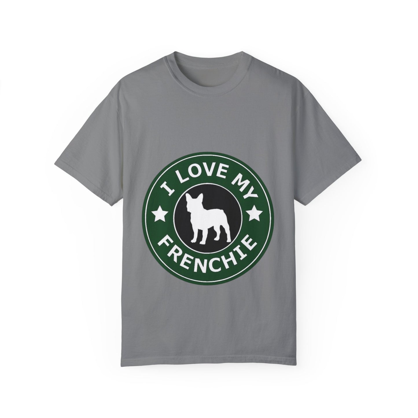 I Love My Frenchie T-Shirt, Cute French Bulldog Apparel, Dog Lover Gift, Pet Owner Tee, Unisex Casual Top, Perfect for Dog Lovers