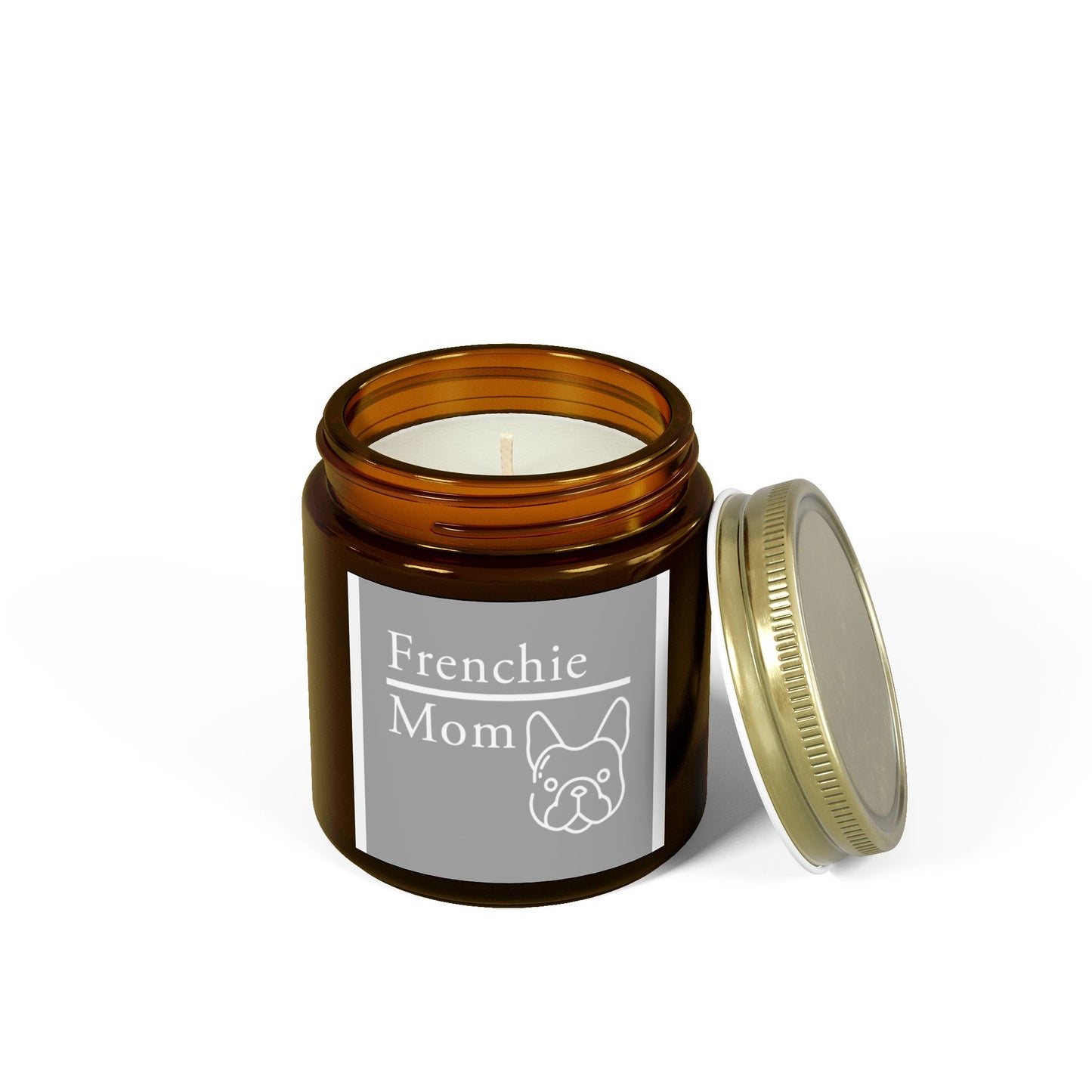 Frenchie Mom Scented Candles - Cozy Gift for Dog Lovers, Pet Parent Candle, Relaxing Home Decor, Aromatherapy for Any Occasion