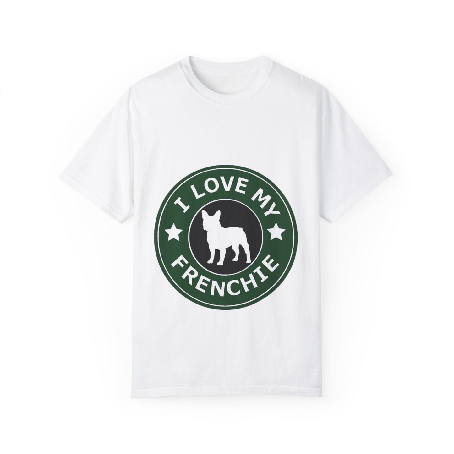 I Love My Frenchie T-Shirt, Cute French Bulldog Apparel, Dog Lover Gift, Pet Owner Tee, Unisex Casual Top, Perfect for Dog Lovers