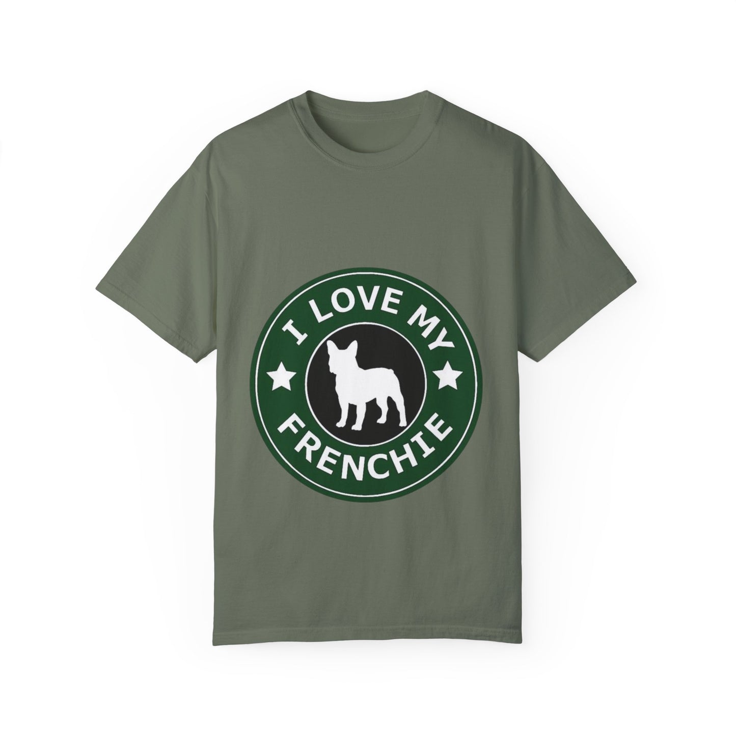 I Love My Frenchie T-Shirt, Cute French Bulldog Apparel, Dog Lover Gift, Pet Owner Tee, Unisex Casual Top, Perfect for Dog Lovers